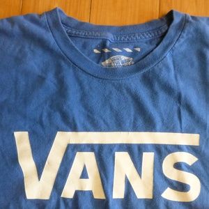 VANS MENS BLUE  TEE SHIRT EUC XL